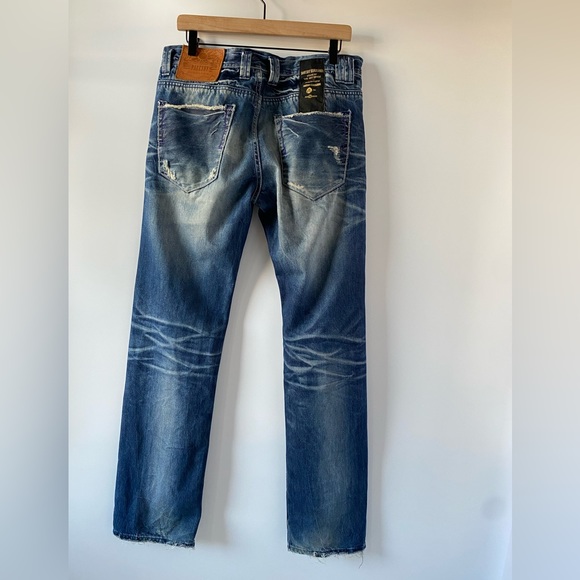 Takeshy Kurosawa x Pendium Distressed Italian Denim Jeans Men’s 33 - Picture 2 of 12